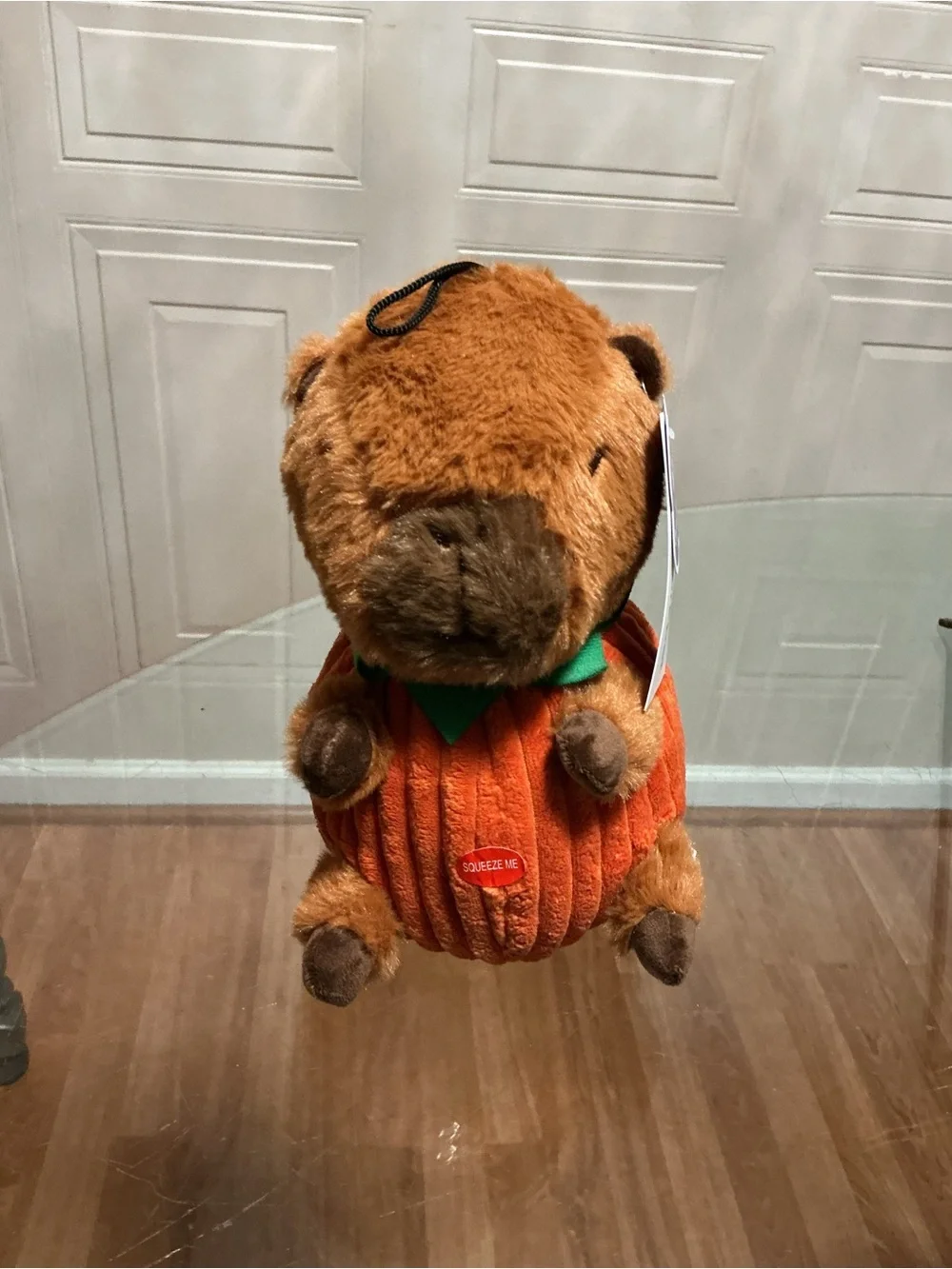 Brand New Patchwork Capybara With Chef Hat 9” Dog Toy With Squeaker
